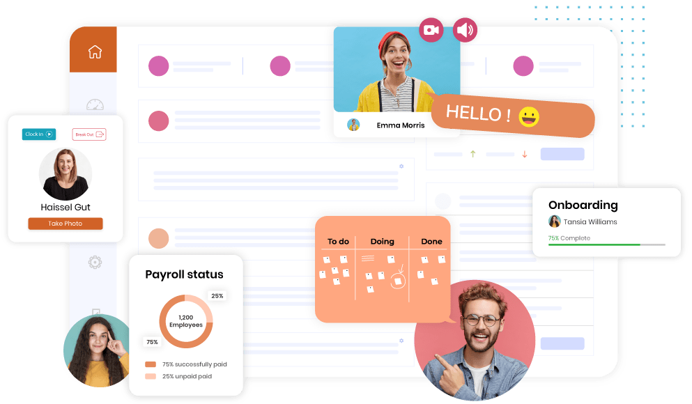 Pletox HRMS dashboard
